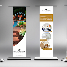 Oakville Butler Exhibition Banner Design. Marketing, and Advertising project by Laura Del Rio - 07.24.2014