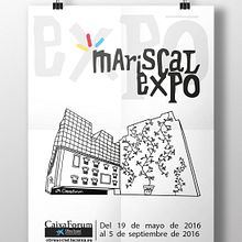 Cartel Caixa Forum (trabajo postgrado)Nuevo proyecto. Un proyecto de Ilustración tradicional de Javier Sancar - 24.09.2014