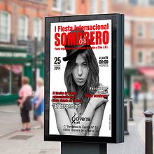 Cartel I Festival del Sombrero. Projekt z dziedziny  Reklama i Projektowanie graficzne użytkownika Alberto Vázquez - 24.09.2014