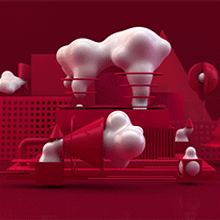 Sound Factory. 3D, Art Direction, and Motion Graphics project by JVG - 09.24.2014