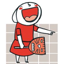 Caputxeta i llop Ein Projekt aus dem Bereich Traditionelle Illustration von Eva Sans Ribera - 25.09.2014