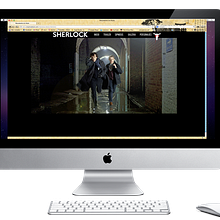 Microsite Sherlock Ein Projekt aus dem Bereich Grafikdesign und Webdesign von Diana Campos Ortiz - 25.02.2013