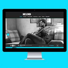 Melendi Web Oficial. Web Design project by Joaquín Gómez Gálvez - 09.26.2014