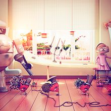 Robot Love . % Nacho Lluch tarafından hazırlanan 3D, Ve Mimarlık projesi - 09.27.2014