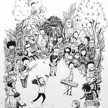 CAFÉ TACVBA /proyecto personal. Traditional illustration project by Nori Kobayashi Seki - 09.27.2014