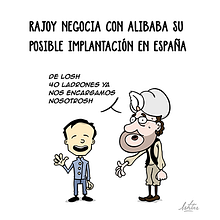 Rajoy negocia con Alibaba su posible implantación en España. Design project by Esther Company - 09.28.2014