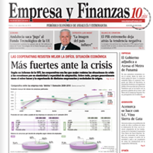 PERIÓDICO ECONÓMICO EMPRESA Y FINANZAS. Un proyecto de Diseño editorial de María Dolores Lara Juste - 28.09.2011