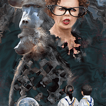 La gravitación instructiva (2014). Fine Arts, Graphic Design, Traditional illustration, and Painting project by Chicote CFC - "Simbiosismo / Symbiotic Art - 09.28.2014
