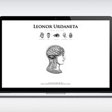 WEB LEONOR-URDANETA. Un projet de Design graphique , et Webdesign de Odi Bazó - 30.09.2014