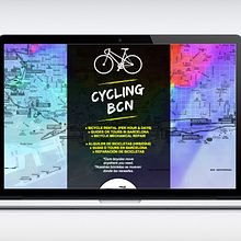 WEB CYCLINGBCN.COM. Un projet de Design graphique , et Webdesign de Odi Bazó - 30.09.2014