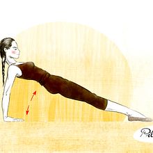 Pilates. Traditional illustration project by Virginia Romo - 07.31.2014