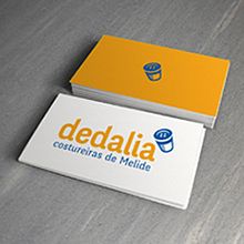 Identidad corporativa para Dedalia, costureiras de Melide. Br, ing, Identit, Design, and Graphic Design project by Kallakoko Estudio - 03.19.2014