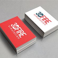 Identidad corporativa para 3D.Fire, software simulador de incendios. Br, ing, Identit, Design, and Graphic Design project by Kallakoko Estudio - 03.24.2014