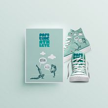 "PART TIME ATHLETE" Sneakers. Graphic Design project by Laura Leal - 10.01.2014