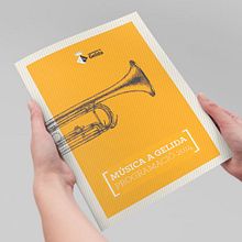 Música a Gelida Ein Projekt aus dem Bereich Verlagsdesign, Grafikdesign, T und pografie von Edgar Sabaté - 01.10.2014
