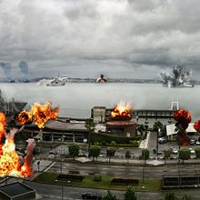 Batalla en la bahia de Santander. Design project by Luis Alberto Saiz Herron - 10.01.2014
