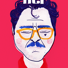 Her - Joaquin Phoenix. Un progetto di Belle arti, Graphic design e Illustrazione tradizionale di Olga M. - 03.10.2014