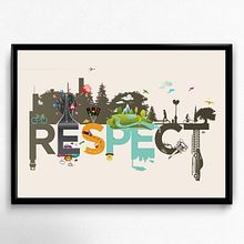 Respect. Design, Editorial Design, Graphic Design, Traditional illustration, and Marketing project by Iván Rodríguez - 10.03.2014