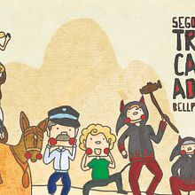 ILUSTRACION "2ª TRACALADA" . Un proyecto de Artesanía, Bellas Artes e Ilustración tradicional de Lídia Guim Garrgia - 06.10.2014