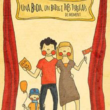 Una invitación de boda muy especial. Un proyecto de Artesanía, Bellas Artes e Ilustración tradicional de Lídia Guim Garrgia - 06.10.2014