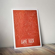 Propuesta cartel: GAME ROCK 2013. Graphic Design, Traditional illustration, and Advertising project by Lídia Guim Garrgia - 10.08.2014