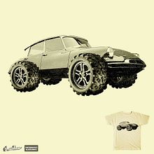 Retro Monster Truck. Design project by Alejandro Zapata - 10.06.2014