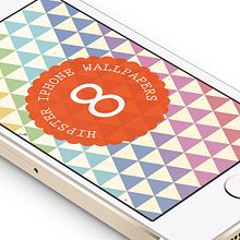 8 Hipster iPhone Wallpapers. Graphic Design project by Jaume Estruch Navas - 04.28.2014