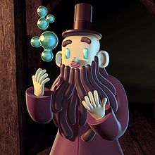 MAGO Y NIÑO PEZ. 3D, and Character Design project by Adrián Andújar - 10.07.2014