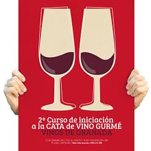CATA DE VINO "GURMÉ" Delicatessen: VINOS DE GRANADA. Un proyecto de Br, ing e Identidad y Diseño editorial de Modesto Pérez - 07.10.2014