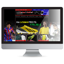 Tienda on-line mis botasdefutbol. Un proyecto de Diseño Web de Desirée Navarro - 30.06.2014