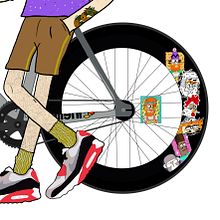 Live Fast, Ride Hard.. Design, Character Design, and Traditional illustration project by Maikol De Sousa - 10.07.2014