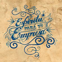 Logo tipográfico "Espíritu para tu empresa". Een project van Grafisch ontwerp, T, pografie e Interactief ontwerp van Juan Pablo Molina Rueda - 08.10.2014