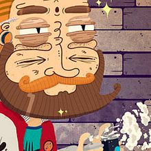 Santos y Manolo. Un proyecto de Diseño de personajes e Ilustración tradicional de Maikol De Sousa - 08.10.2014