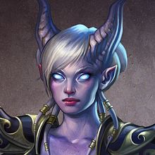 Maga Draenei Ein Projekt aus dem Bereich Design von Figuren und Traditionelle Illustration von Mercedes Rodrigo Miranda - 31.03.2007