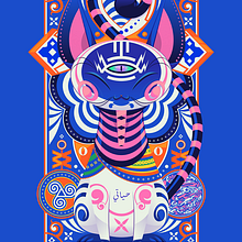Because Cats ~ Prints. Character Design, and Traditional illustration project by Danilo Laynes - 10.10.2014