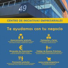 MUPI para Centro de Iniciativas Empresariales (Ayto de Parla). Un proyecto de Diseño y Publicidad de Fausto Ríos - 10.10.2014