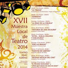 Cartel - XVII Muestra Local de Teatro de Parla. Un proyecto de Diseño y Publicidad de Fausto Ríos - 10.10.2014