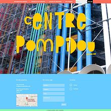 Centre Pompidou (curso ASEDEM). Een project van  Webdevelopment, Webdesign y Multimedia van Carme Carrillo Cubero - 19.06.2014