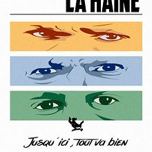 La Haine Poster. Un progetto di Br, ing, Br, identit, Design, Design editoriale e Graphic design di Rafael Nadal Rodriguez - 12.10.2014