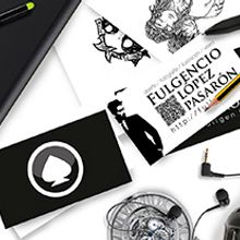 Tarjetas de visita. Un proyecto de Diseño, Diseño de la información y Diseño gráfico de Full Lopasa On - 12.10.2014