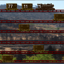 Tren Radioactivo. Un proyecto de Diseño de juegos de Luciano De Liberato - 12.10.2014