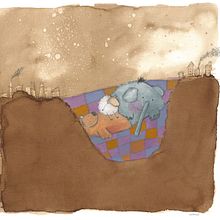 In winter... . Ilustrație tradițională de Cristina Gil - 10.13.2014