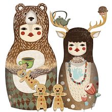 RUSSIAN DOLLS . Un proyecto de Ilustración tradicional de Elena Catalán - 13.06.2014