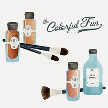 The Colorful Fun. Design, and Traditional illustration project by Ana Rey - 10.13.2014