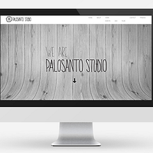 Logo + Web Palosanto Studio. Br, ing, Identit, Art Direction, Design, and Web Design project by Holy Hole Studio - 10.29.2014
