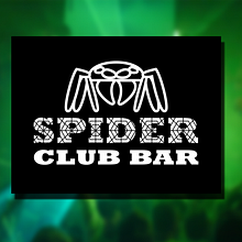 Logotipo de Spider Club Bar. Design gráfico projeto de Yoni Moreno - 14.10.2014