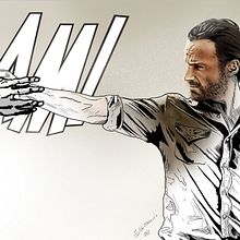 The Walking Dead Br Cover Martín Echeverría. Un proyecto de Br, ing e Identidad, Cine, vídeo, televisión e Ilustración tradicional de Martin Echeverria Correa - 21.03.2013