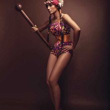 Sesión fotográfica Étnica mexica-azteca. Un progetto di Consulenza creativa, Design, Costume design e Fotografia di Enrique Ortiz García - 15.10.2014