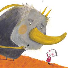 From top to bottom. Children's Book . Ilustrație tradițională de Cristina Gil - 10.16.2014