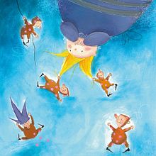 La reina Felicite. Children's Book . Ilustrație tradițională de Cristina Gil - 10.16.2018